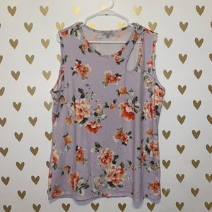 White Birch tank blouse